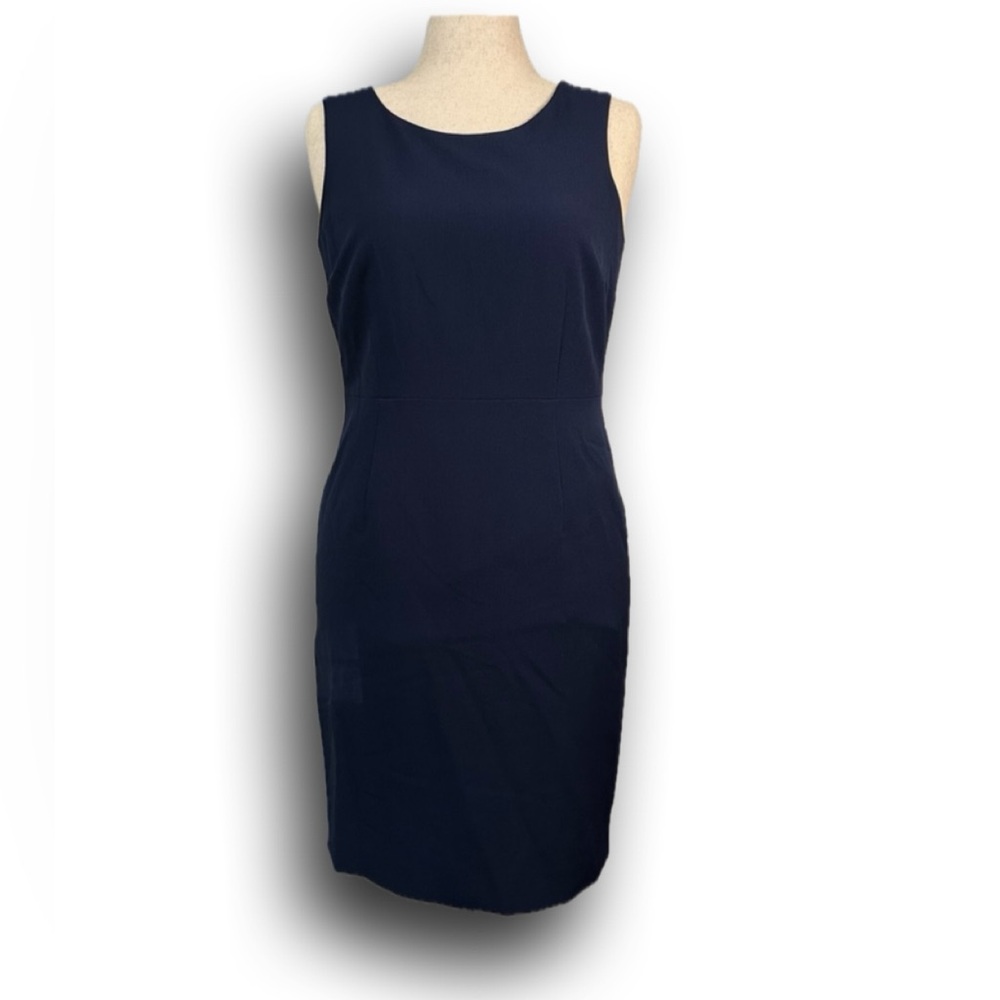Le Suite Elegant Navy Blue Women's Fitted dress Business Wear: No Jacket. career
